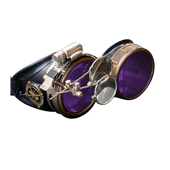 Steampunk-Victorian-Style-Goggles-with-Compass-Design-Ocular-Loupe-Rave-Glasses