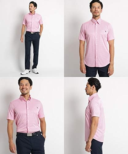 Amazon カジュアルシャツ メンズ アダバット Hitoyoshi Shirtsコラボ Adabat ゴルフウェア 643 401 シャツ 通販