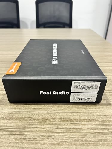 Fosi Audio BT20A Bluetooth Stereo Amplifier, 2 Channel Home Audio Component Amplifiers for Passive Speakers, Mini Class D Amp Receiver 200W for Indoor, Outdoor, Garage, Ceiling, Bookshelf Speaker