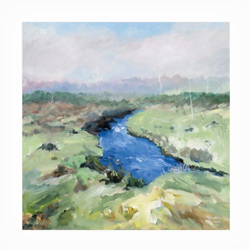 Trademark Fine Art Outdoor Canvas Art - Meredith Howse 'Iris River' Wall Art fo…