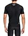 Skins Men's A400 Short Sleeve Compression Top, Black, X-Large