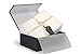 100% Egyptian Cotton Sheets, Genuine 1000 Thread Count 4 Piece Gift Box Set, Hotel Luxury Sateen Weave with Extra Deep Pockets (Queen, White)