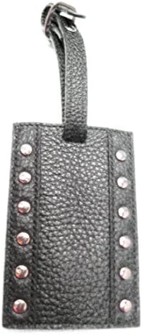 En Route106 4.5 x 6 in. RFID Passport Wallet44; All Leather with Stud Detailing - Black