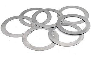 Stainless Steel Flat Washer Adjusting Gasket Ultra Thin Shim,30x40x1 (5Pcs)