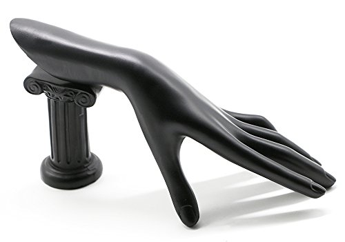 Bracelet Jewelry Display Stand Holder Hand Form Resin Ring Display Stand Rack for Jewelry or Home Organization, (Black) - Thumbnail 5