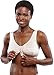 Carole Martin Full-Freedom Wireless Comfort Bras - 3 Pack White, Beige, Black-38