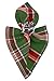 DII Holiday Kitchen and Table Décor Christmas Cloth Square Napkin Set, Dark Green Plaid, 6 Count