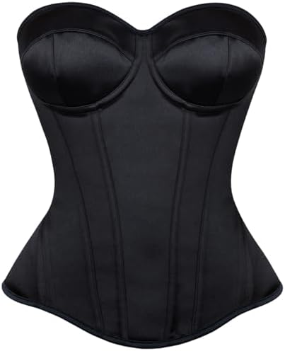 Amazon.com: bslingerie® Womens Faux Leather Zipper Front Bustier