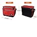 opux Insulated Lunch Box Men Women, Lunch Bag for Work School, Leakproof Soft Cooler Tote Adult, Large Lunch Pail Kids Boys Girls, Picnic Beach Food Bag with Shoulder Strap, Red