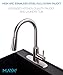 Laundry Sink Utility Tub With High Arc Metal Pull Down Faucet By JS Jackson Supplies, Stainless Faucet, Black Tub