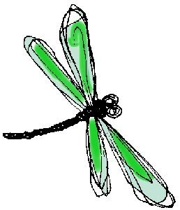 Lindsay Mason Designs Sketch Dragonfly Fun Stamp,
