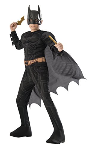 Batman Muscle Chest Costume with Mask, Cape and Batarangs