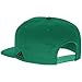 NBA Boston Celtics Men's High Box Flat Brim Snapback Cap, One Size, Green