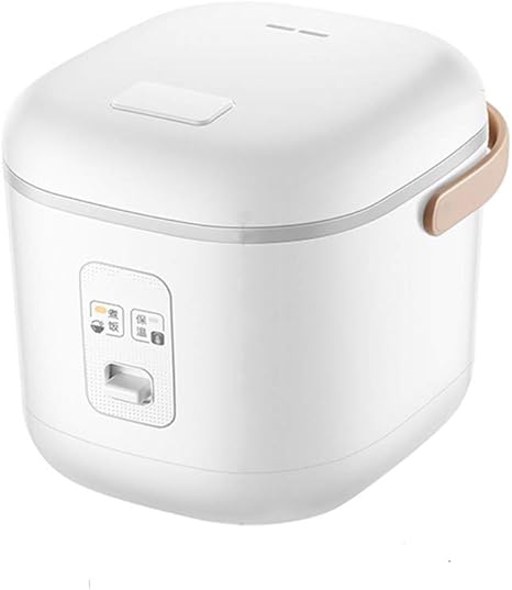 Amazon Co Jp 白い家庭用炊飯器 小型1 2 3人の多機能スマートミニ炊飯器 ノンスティックライナー 小さくてかわいい ポータブルで保管が簡単 ホーム キッチン