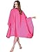 XMW Multipurpose Classic Hair Styling Salon Cape with Snaps Closure, Pink