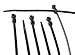 THE CIMPLE CO - 7 inch Black Nylon Zip Ties : Strong Zip Tie, Wire Ties : Indoor and Outdoor Rated -Screw Mounting Hole, Made in The USA, Zip Ties (Wire Ties, Cable Ties), 100 Pack - Black - 7" primary