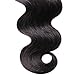 UNice Hair Brazilian Body Wave 5x5 Lace Closure Free Part with Baby Hair, 100% Unprocessed Human Virgin Hair Natural Color (14'' Closure)
