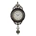 Giftgarden Classical Wall Clock Imitation Wood Color with Pendulum Clocks