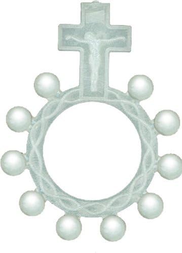 Rosarybeads2u Luminous Plastic Glow In The Dark Rosary Ring
