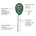 Soil Tester 3-in-1 Soil Test Kit for Moisture Light & pH Meter Gardening Tool for Home, Garden, Lawn, Farm, Indoor & Outdoor, Promote Plants Healthy Growth (Green)thumb 2