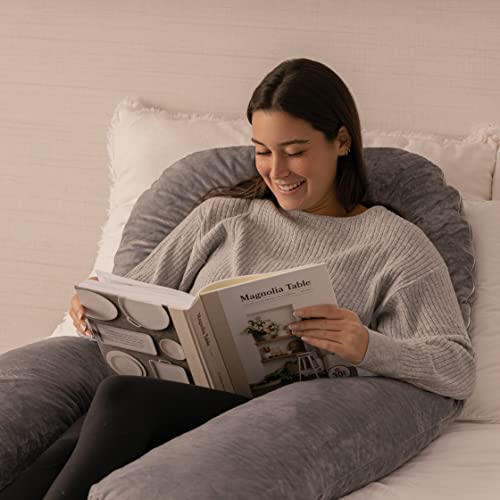 Milliard 65 Inch U Shaped Total Body Support Pillow Memory Foam with