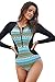 SailBee Women's One Piece Rashguard Wetsuit Swimsuit Sun Protection