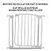 Dreambaby Chelsea Auto Close Security Gate in White Value Pack (Includes 2 Gates and 2 Extensions)