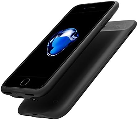 Power Bank For Apple Iphone 7 4.7 Inch Case Protective Battery Case Original Slim With Lightning Port 2800mAh Ultra Thin Slim Ultrathin 7 Battery Case Slim (Black 4.7)