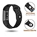 NO1seller Top Bands Compatible for Fitbit Charge 3 Small Large, Soft Silicone Sport Strap with Air Holes Replacement Wristband for Fitbit Charge 3 and Charge 3 SE Fitness Tracker