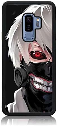 Cartoon Kaneki Tokyo Ghoul Print Case for Galaxy S9, Shock-Absorption Soft Bumper + Hard Back Cover Anti-Scratch Drop Protection for Samsung Galaxy S9