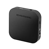 Transmitter Aux Car Receiver – RIVERSONG 3.5mm Wireless Bluetooth Audio Adapter Transmitter APTX Digital Optical TOSLINK/SPDIF (Low Latency) for TV/Car Sound System … … (black1)