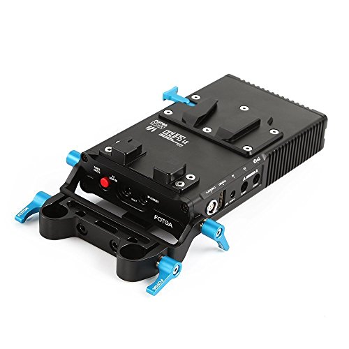 FOTGA DP500 III V-Mount V-Lock BP Battery Plate Power Supply for Sony A7 A7R A7Rs II III A9 A6300 A6500 Panasonic GH4 GH5 GH5s Canon 5D 6D 7D Mark II III Nikon D850 with Lock
