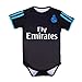 World Cup Baby Cristiano Ronaldo #7 Real Madrid Soccer Jersey Baby Infant and Toddler Onesie Romper Premium Quality - Home and Away PACK OF 2