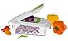Freshware 4-in-1 Onion Chopper, Vegetable Slicer, Fruit and Cheese Cutter Container with Storage Lid