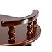 Home Source Industries AF9712 Decorative Phone Stand with 3 Shelves, Mahogany