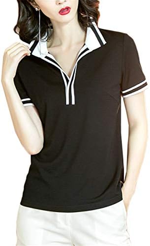 グードコ ポロシャツ 半袖 レディース Tシャツ トップス Poloネック 通勤シャツ カットソー 大きいサイズ 4年保証 ゴルフウェア 配色切替 薄手 グードコ ポロシャツ 半袖 レディース Tシャツ トップス Poloネック 通勤シャツ カットソー 大きいサイズ 4年保証 ゴルフウェア 配色切替 薄手
