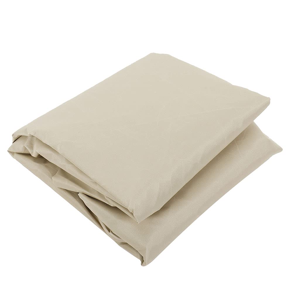 EBTOOLS Replacement Canopy for Garden Swing Sun Swing Canopy Sun Resistant Canopy Replacement Swing Canopy Garden Hammock Top Cover Waterproof 190x132x15cm(Beige)