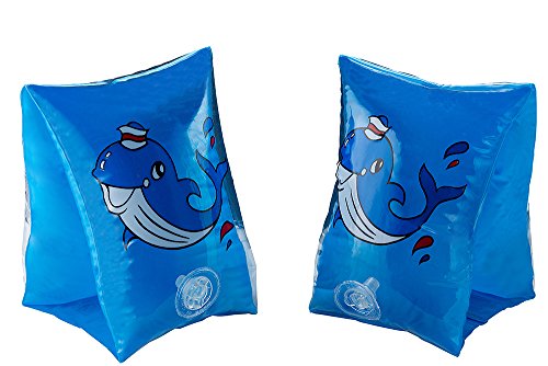 Childrens Inflatable Hand Tube Floating Aid for Swimming (blue)