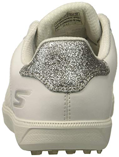 skechers women's drive 4 spikeless waterproof golf shoe