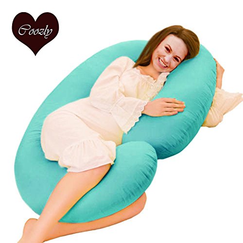 Buy Coozly Premium Lyte C Shaped Pregnancy Pillow with 100 ...