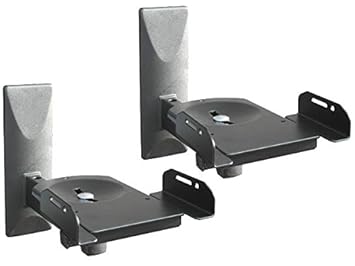 2 Stück Boxenhalter Wandhalter für Audio Speaker Lautsprecher Halter verstellbar Modell: BH5x2