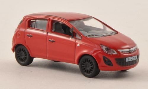 Vauxhall Corsa D, red, 0, Model Car, Ready-made, Oxford 1:76