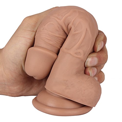 Namee Deluxe Realistic Dong Penis, 20 CM Premium Dildo Huge Cock with Natural Tight Veins and Extra Strong Suction Cup&Ball for Woman Adult Sex Toys Sex Games (415 g) (7 inches)