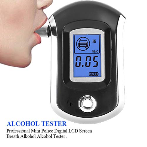 image for Smallrabbit Alcohol Tester 0-200 mg Breathalyzer Professional Grade Br