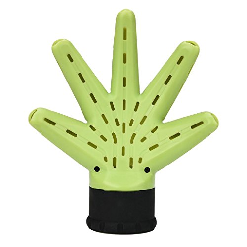 Hairdryer Diffuser, Sandistore Hand Diffuser Hair Dryer Hairdressing Salon Curly Hair Style Tools Accessory (Green) - Thumbnail 6