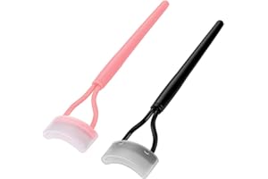 2 Pcs Eyelash Comb 17IF Makeup Mascara Separator Metal Teeth eyelashes Definer with Comb Cover for Women Mascara applicator Brushes Tool