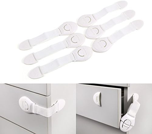 Safety Locks for Cabinets, Fridges, Toilets (x6)