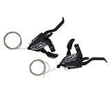 Top-bike ST-EF500 Shifter V-Brake Lever Combo Set with Inner Cables for Mountian Bike