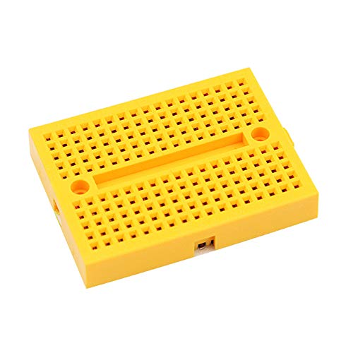 LampVPath [12Packs] 170 Points Mini Small solderless breadboard for Arduino Proto Shield (6 colors) - Thumbnail 4