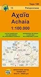 Image de achaia 13 (peloponese) 1/100.000